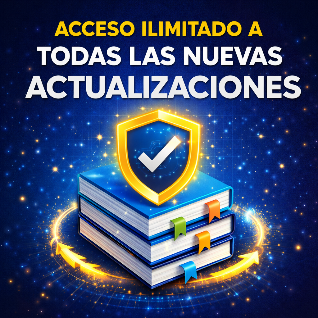 Acceso de por vida a todas las actualizaciones 🔒